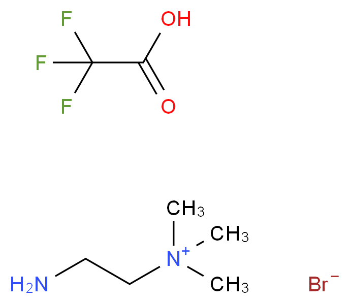 2-Aminoethyl Trimethylammonium Bromide, Trifluoroacetic Acid_Molecular_structure_CAS_)