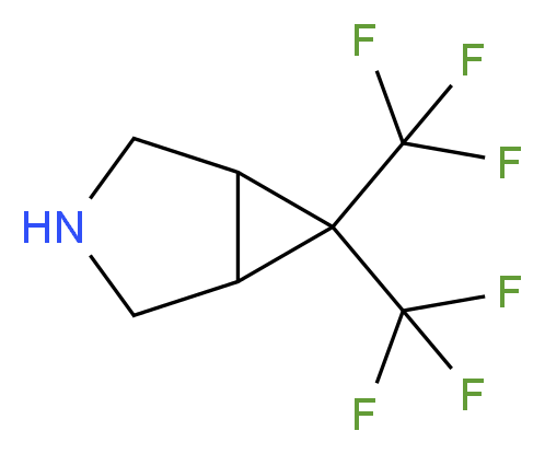 6,6-bis(trifluoromethyl)-3-azabicyclo[3.1.0]hexane_Molecular_structure_CAS_)