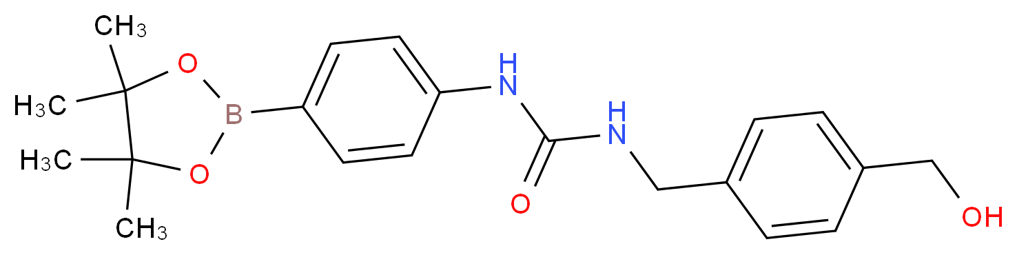 4-[3-(4-Methoxybenzyl)ureido]benzeneboronic acid pinacol ester_Molecular_structure_CAS_874298-21-2)