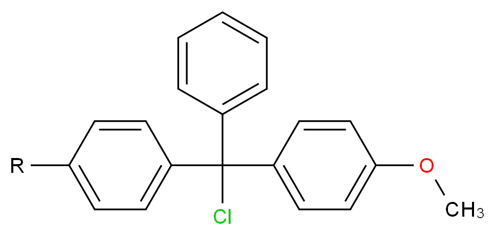 4-Methoxytrityl chloride, polymer-bound_Molecular_structure_CAS_)