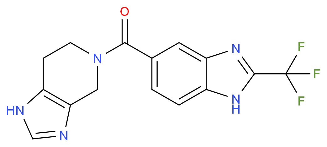5-{[2-(trifluoromethyl)-1H-benzimidazol-5-yl]carbonyl}-4,5,6,7-tetrahydro-1H-imidazo[4,5-c]pyridine_Molecular_structure_CAS_)