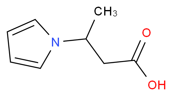 3-(1H-pyrrol-1-yl)butanoic acid_Molecular_structure_CAS_)