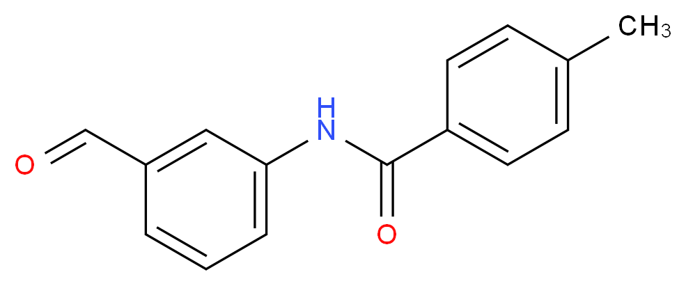 N-(3-Formyl-phenyl)-4-methyl-benzamide_Molecular_structure_CAS_)