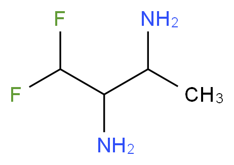 1,1-difluorobutane-2,3-diamine_Molecular_structure_CAS_)