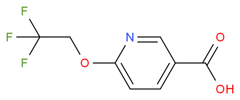6-(2,2,2-Trifluoroethoxy)nicotinic acid_Molecular_structure_CAS_175204-90-7)