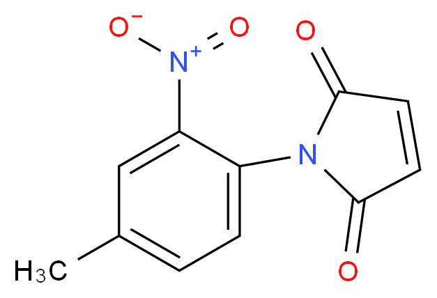 1-(4-Methyl-2-nitro-phenyl)-pyrrole-2,5-dione_Molecular_structure_CAS_)