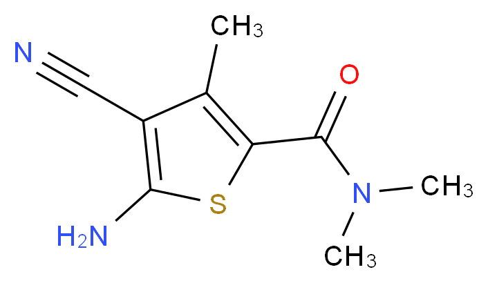 5-Amino-4-cyano-N,N,3-trimethylthiophene-2-carboxamide_Molecular_structure_CAS_)