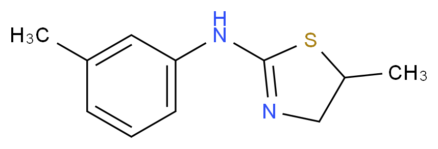(5-Methyl-4,5-dihydro-thiazol-2-yl)-m-tolyl-amine_Molecular_structure_CAS_)