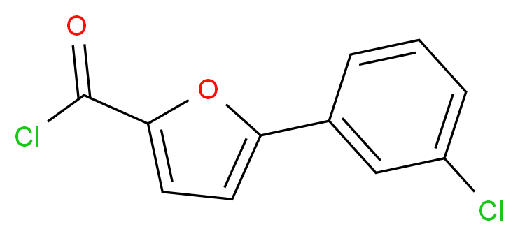 5-(3-Chlorophenyl)-2-furoyl chloride_Molecular_structure_CAS_92973-26-7)