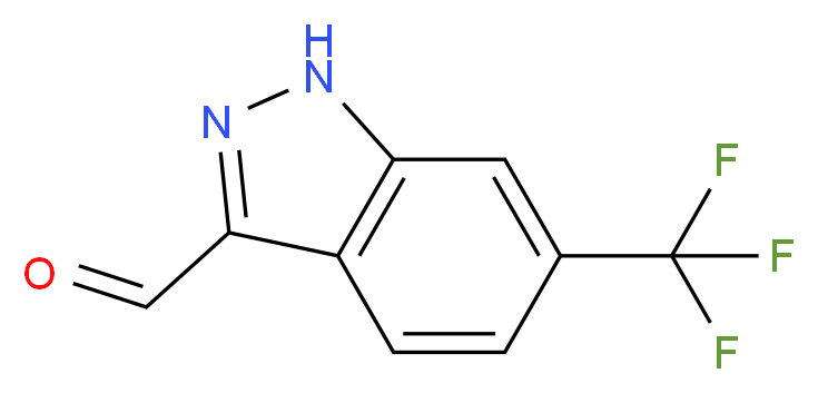 6-TRIFLUOROMETHYL-1H-INDAZOLE-3-CARBALDEHYDE_Molecular_structure_CAS_885271-90-9)