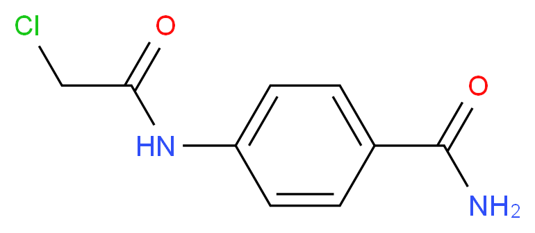 4-[(Chloroacetyl)amino]benzamide_Molecular_structure_CAS_)