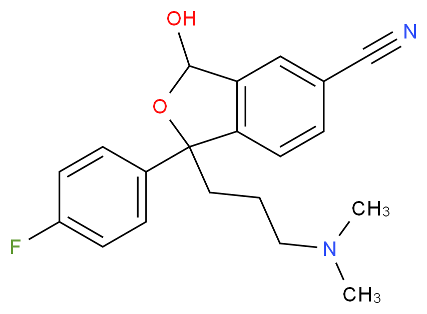 3-Hydroxy Citalopram_Molecular_structure_CAS_411221-53-9)