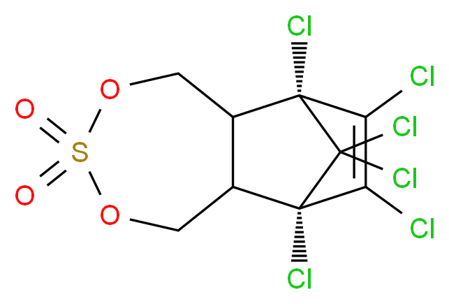 Endosulfan sulfate_Molecular_structure_CAS_1031-07-8)