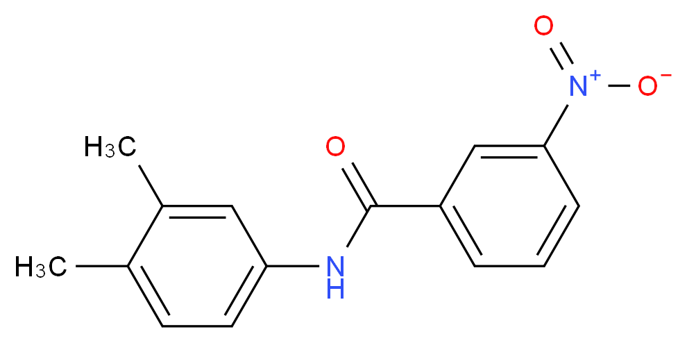 N-(3,4-Dimethylphenyl)-3-nitrobenzamide_Molecular_structure_CAS_102631-07-2)