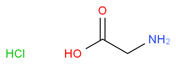 Glycine hydrochloride_Molecular_structure_CAS_6000-43-7)