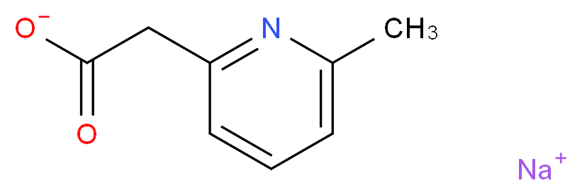 Sodium 2-(6-methylpyridin-2-yl)acetate_Molecular_structure_CAS_)