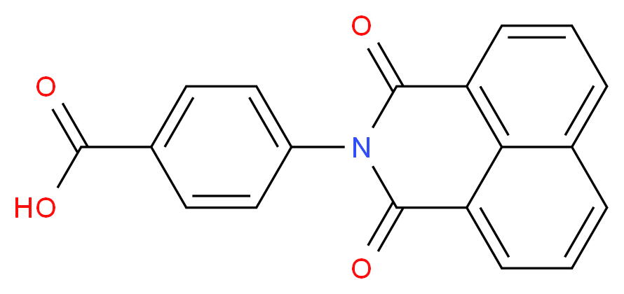4-(1,3-Dioxo-1H,3H-benzo[de]isoquinolin-2-yl)-benzoic acid_Molecular_structure_CAS_)