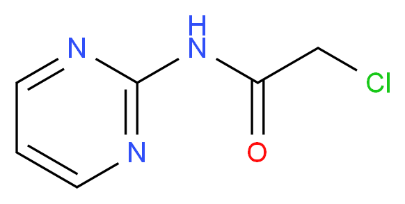 2-Chloro-N-(2-pyrimidinyl)acetamide_Molecular_structure_CAS_52687-97-5)
