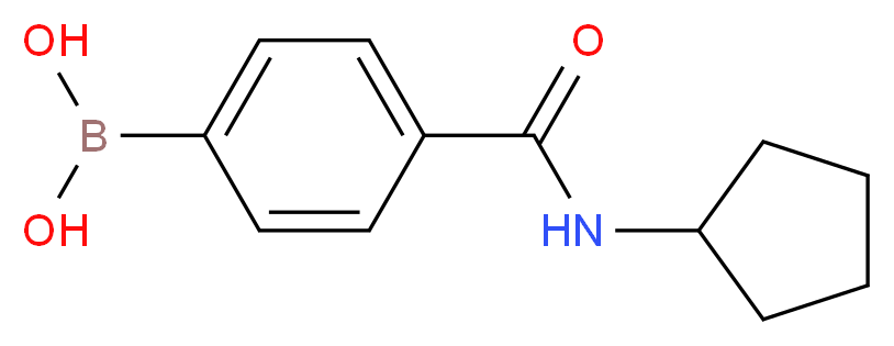 4-Cyclopentylaminocarbonylphenylboronic acid_Molecular_structure_CAS_850568-15-9)