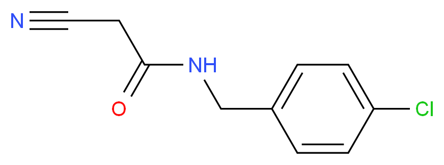 N-(4-Chlorobenzyl)-2-cyanoacetamide_Molecular_structure_CAS_66158-49-4)