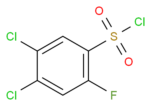4,5-Dichloro-2-fluorobenzenesulphonyl chloride 97%_Molecular_structure_CAS_)