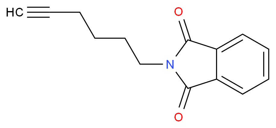 N-(5-Hexynyl)phthalimide_Molecular_structure_CAS_6097-08-1)
