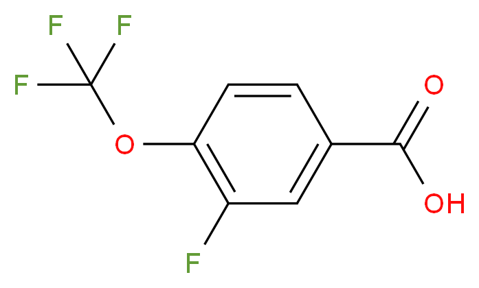 3-Fluoro-4-(trifluoromethoxy)benzoic acid_Molecular_structure_CAS_886498-89-1)