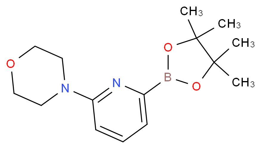 4-(6-(4,4,5,5-TetraMethyl-1,3,2-dioxaborolan-2-yl)pyridin-2-yl)Morpholine_Molecular_structure_CAS_1260374-06-8)