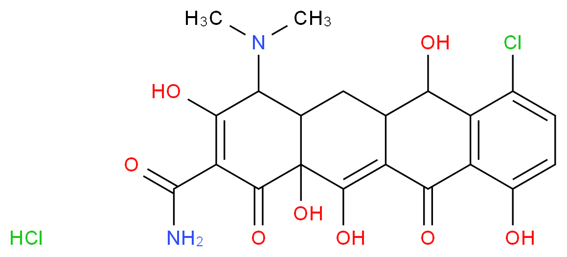 DEMECLOCYCLINE HYDROCHLORIDE_Molecular_structure_CAS_64-73-3)