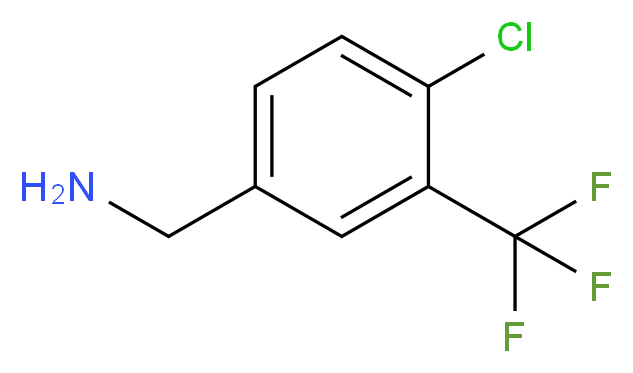 4-Chloro-3-(trifluoromethyl)benzylamine_Molecular_structure_CAS_62039-92-3)