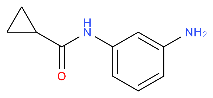 N-(3-Aminophenyl)cyclopropanecarboxamide_Molecular_structure_CAS_879127-21-6)
