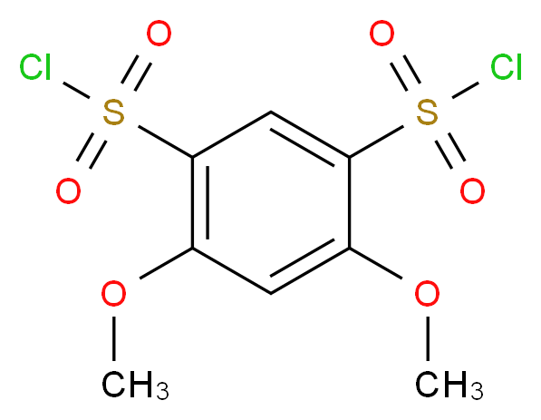 4,6-dimethoxybenzene-1,3-disulfonyl dichloride_Molecular_structure_CAS_80585-40-6)