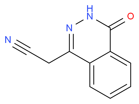 (4-oxo-3,4-dihydrophthalazin-1-yl)acetonitrile_Molecular_structure_CAS_)