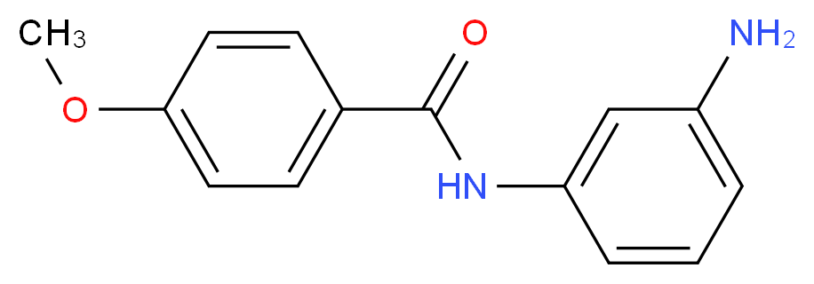 N-(3-Aminophenyl)-4-methoxybenzamide_Molecular_structure_CAS_41378-23-8)