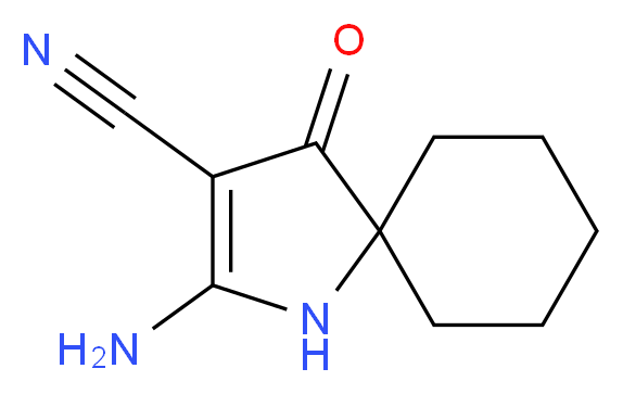 2-amino-4-oxo-1-azaspiro[4.5]dec-2-ene-3-carbonitrile_Molecular_structure_CAS_)