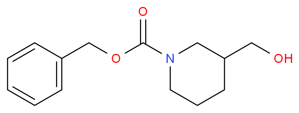 benzyl 3-(hydroxymethyl)piperidine-1-carboxylate_Molecular_structure_CAS_)