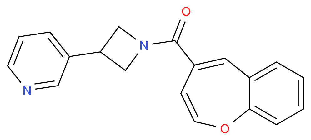3-[1-(1-benzoxepin-4-ylcarbonyl)-3-azetidinyl]pyridine_Molecular_structure_CAS_)