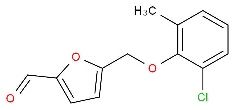 5-(2-chloro-6-methylphenoxymethyl)furan-2-carbaldehyde_Molecular_structure_CAS_)