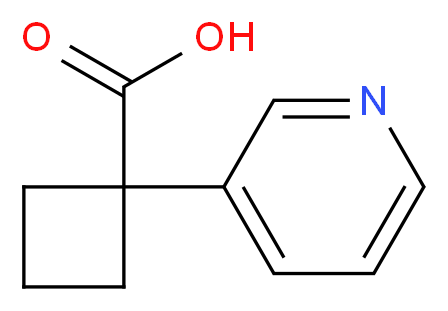 1-(pyridin-3-yl)cyclobutanecarboxylic acid_Molecular_structure_CAS_1211595-74-2)