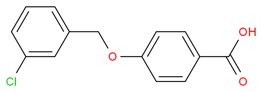 4-[(3-Chlorobenzyl)oxy]benzoic acid_Molecular_structure_CAS_84403-70-3)