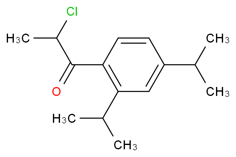 2-Chloro-1-(2,4-diisopropyl-phenyl)-propan-1-one_Molecular_structure_CAS_)