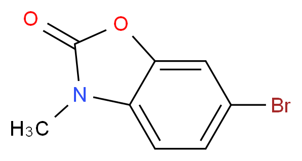 6-Bromo-3-methyl-2,3-dihydro-1,3-benzoxazol-2-one_Molecular_structure_CAS_)
