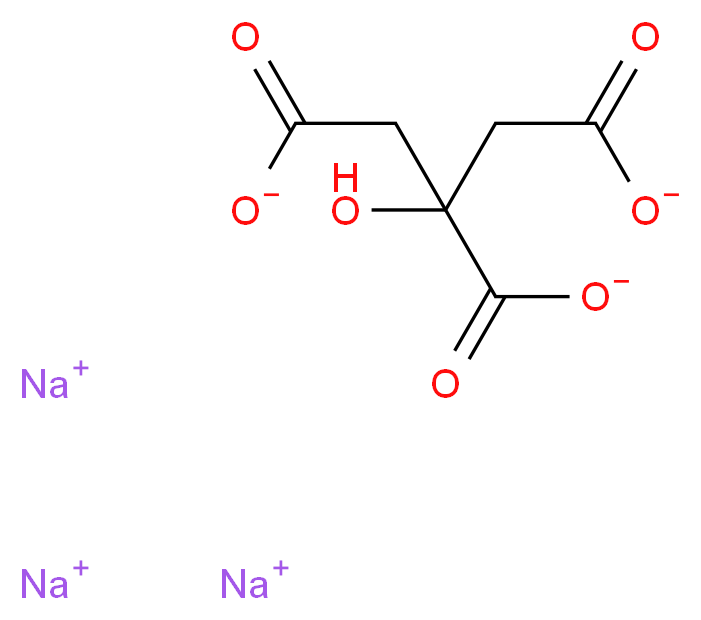 Sodium citrate buffer_Molecular_structure_CAS_)