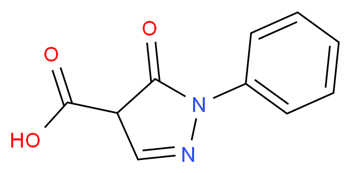 5-oxo-1-phenyl-4,5-dihydro-1H-pyrazole-4-carboxylic acid_Molecular_structure_CAS_)