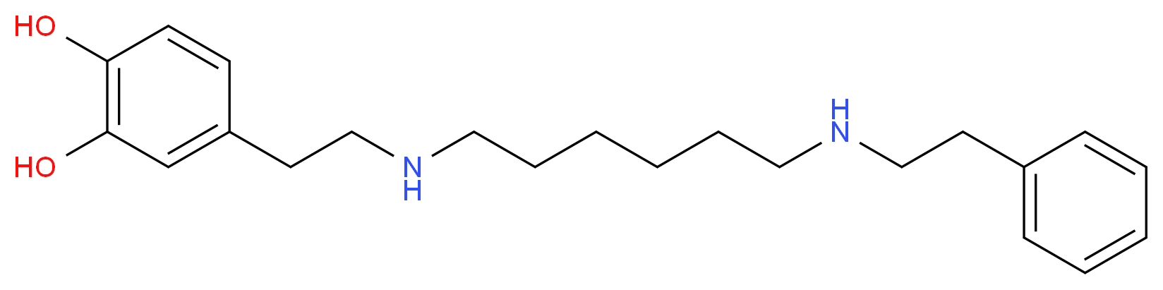 4-(2-((6-(PhenethylaMino)hexyl)aMino)ethyl)benzene-1,2-diol_Molecular_structure_CAS_86197-47-9)