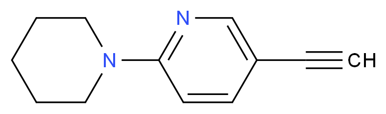 5-ethynyl-2-(piperidin-1-yl)pyridine_Molecular_structure_CAS_926009-49-6)