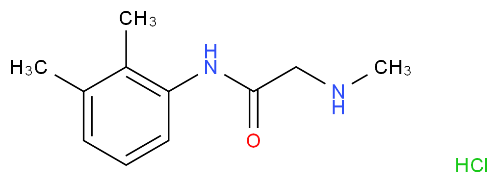 N-(2,3-dimethylphenyl)-2-(methylamino)acetamide hydrochloride_Molecular_structure_CAS_)
