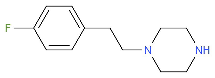 1-[2-(4-fluorophenyl)ethyl]piperazine_Molecular_structure_CAS_)