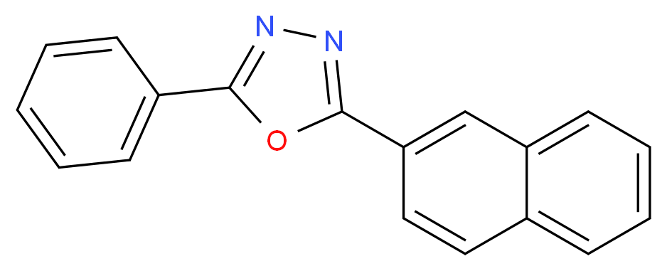 2(2-NAPHTHYL)-5-PHENYL-1,3,4-OXADIAZOLE_Molecular_structure_CAS_967-72-6)