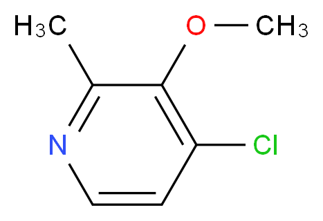 4-chloro-3-methoxy-2-methylpyridine_Molecular_structure_CAS_)